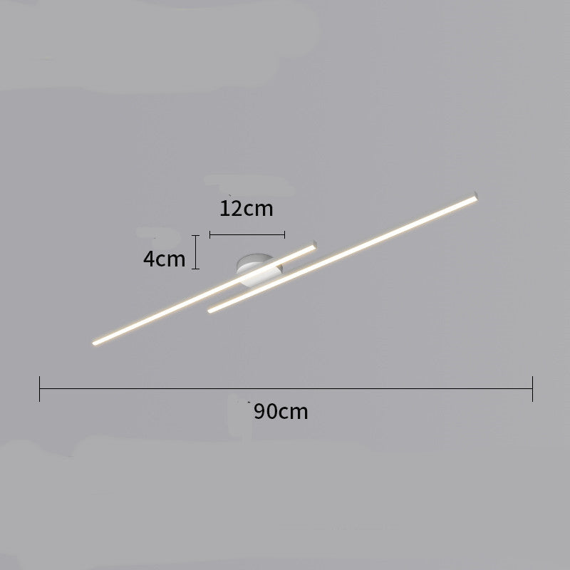 Long Rectangular Dimmable LED Ceiling Light / E