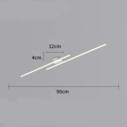 Long Rectangular Dimmable LED Ceiling Light / E