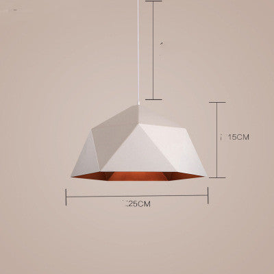 Nordic Geometric Iron Pendant Light
