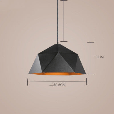 Nordic Geometric Iron Pendant Light