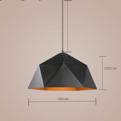 Nordic Geometric Iron Pendant Light