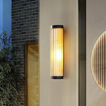 Stainless Steel Outdoor LED Wall Light / Warm Light / 40cm