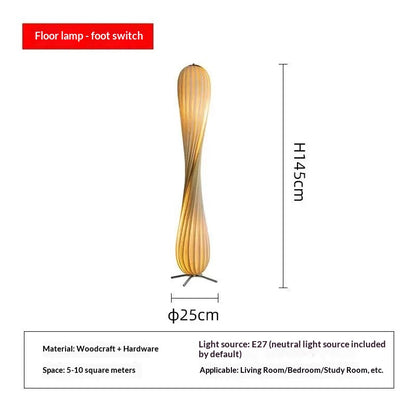 Nordic 112–145cm Floor Lamp