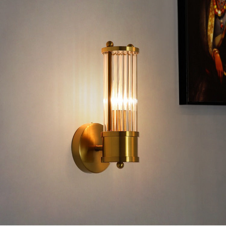 Double-Head Iron Glass LED Wall Light / White Light / Double headed D12 H48CM
