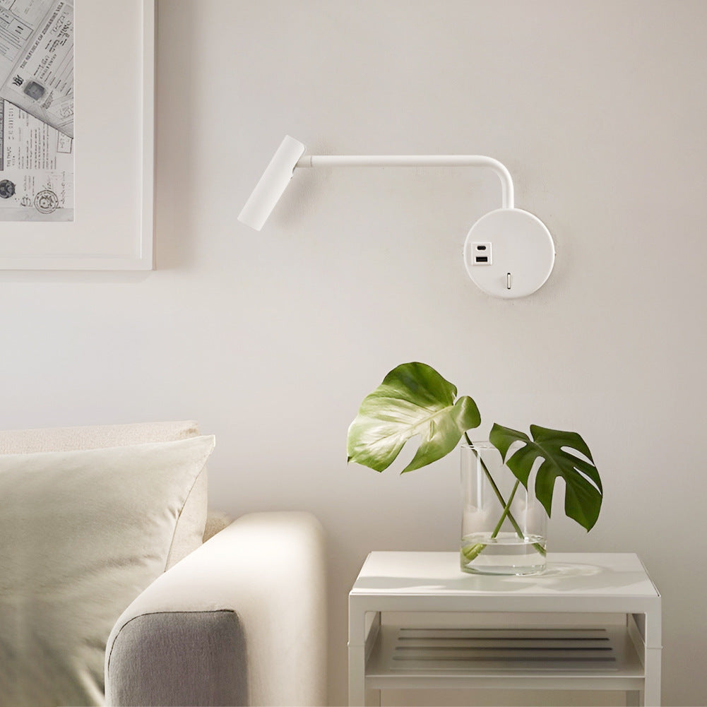 3W High-CRI LED Reading Wall Light / 3000K / White With switch