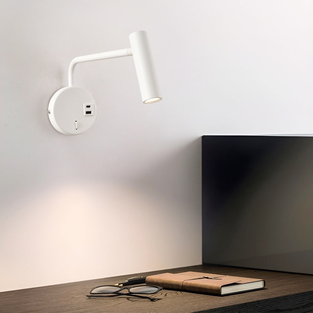 3W High-CRI LED Reading Wall Light / 3000K / Black With switch