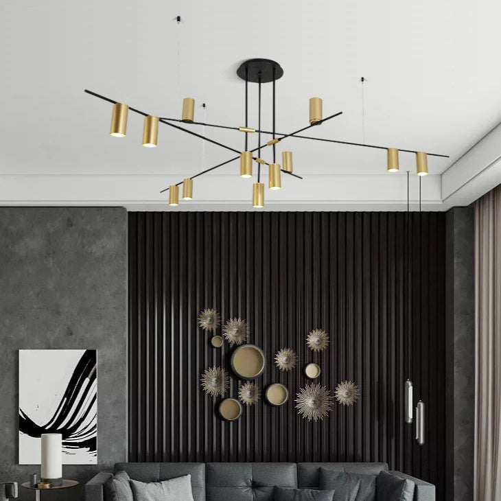Three-Light Retractable Nordic Chandelier