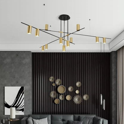 Three-Light Retractable Nordic Chandelier