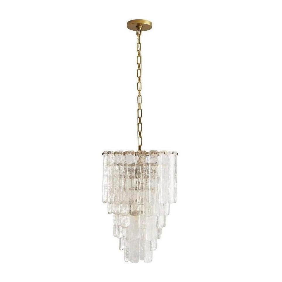 Three-Light Seedy Glass Chandelier / Default Title
