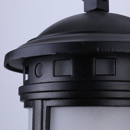 IP65 Vintage Iron Glass Outdoor Wall Light