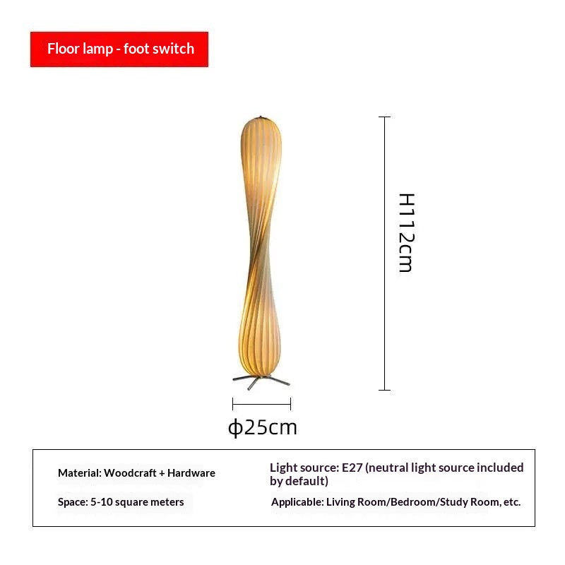 Nordic 112–145cm Floor Lamp
